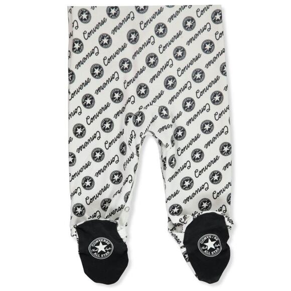 NEW Converse Footed Sleeper Outfit Size 6-9 months Infant Baby - Picture 3 of 3
